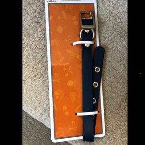 Waterproof Stink-Free Navy Blue Dog Collar - S